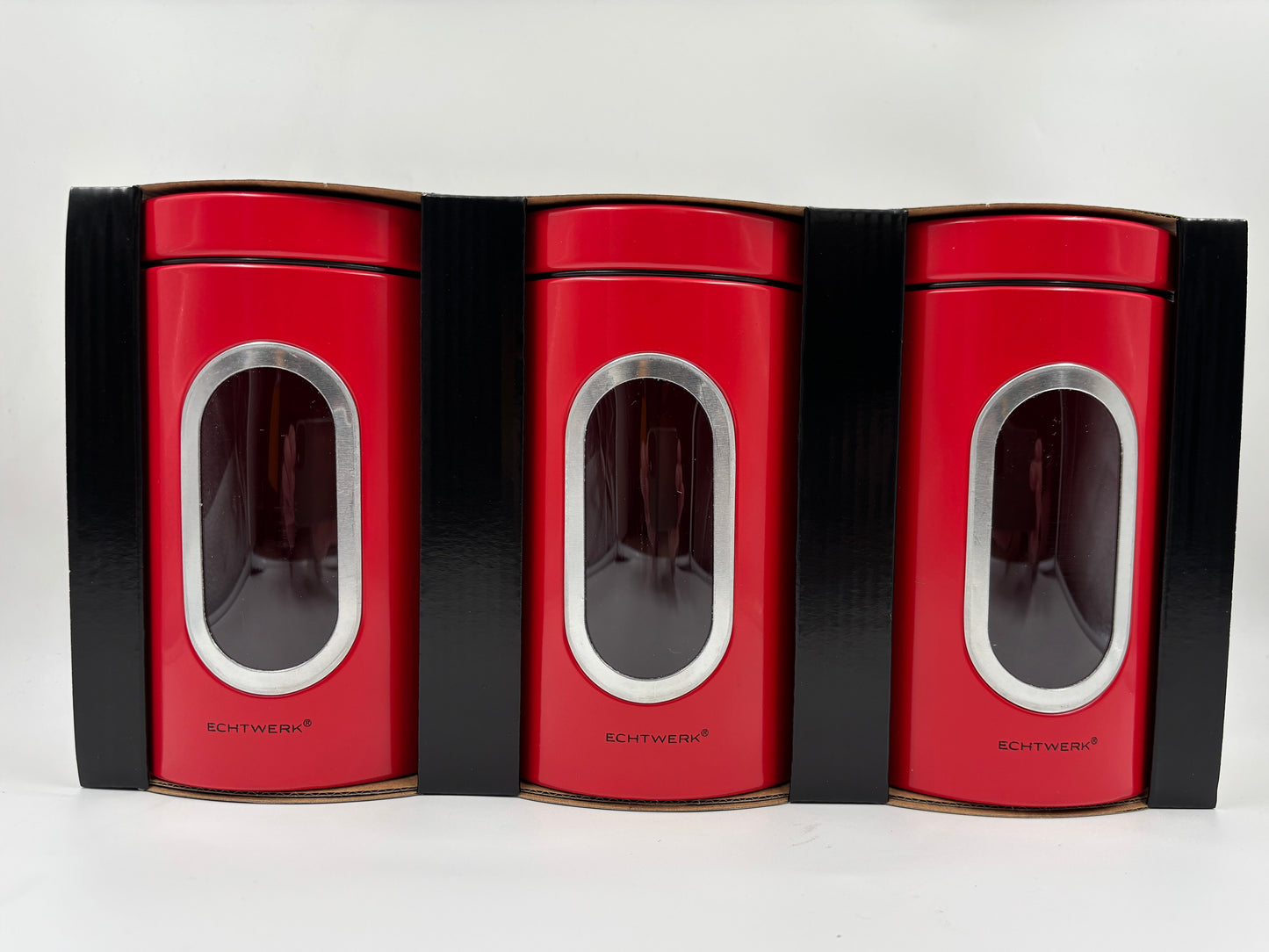 Vorratsdose gemahlener Kaffee, Mehl Zucker, Müsli, Tee von Echtwerk 1,4 Liter (3er-Set)