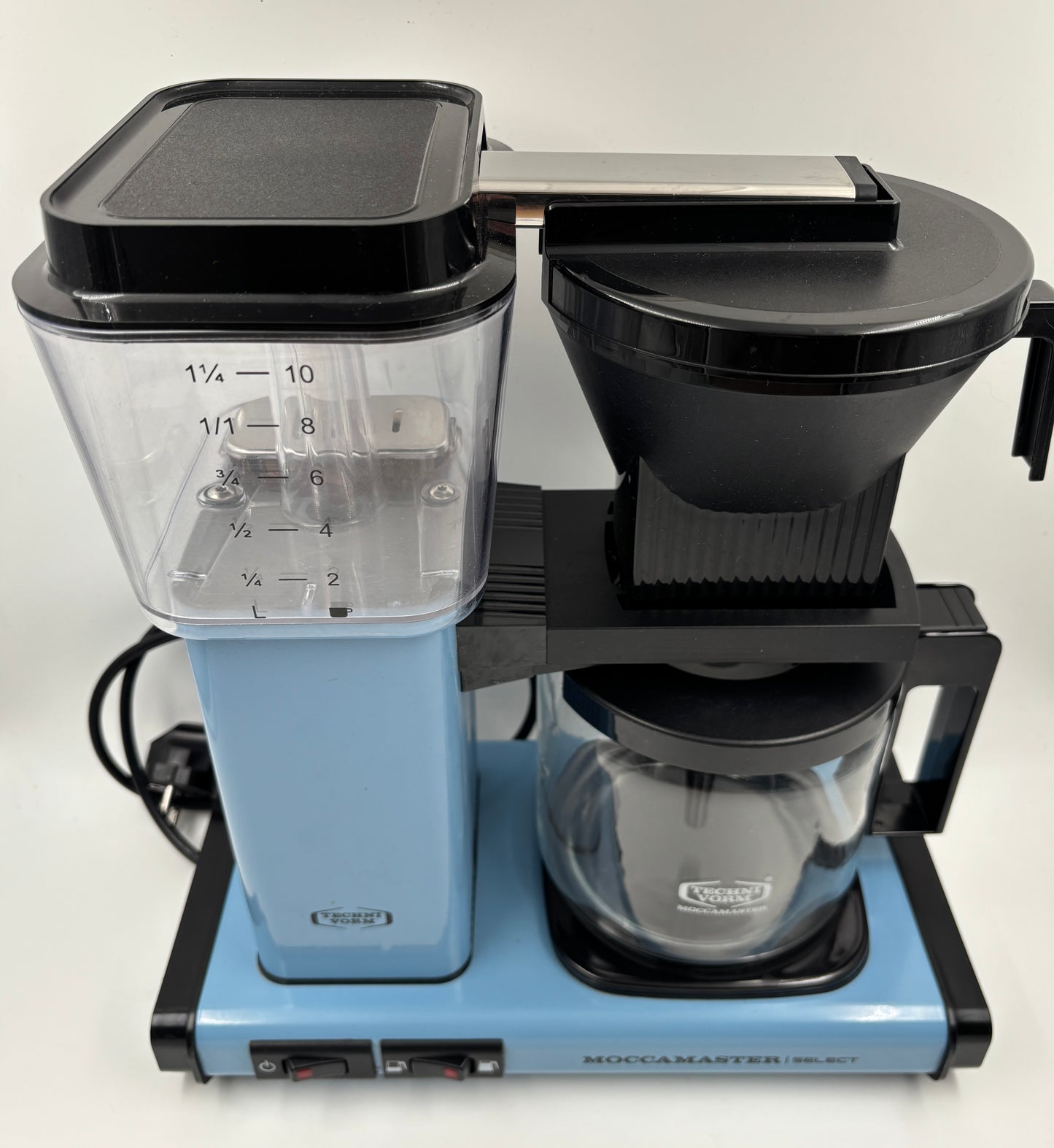 MOCCAMASTER KBG Select Filterkaffeemaschine in Pastel Blue - Blau - Top-Zustand - ikodu