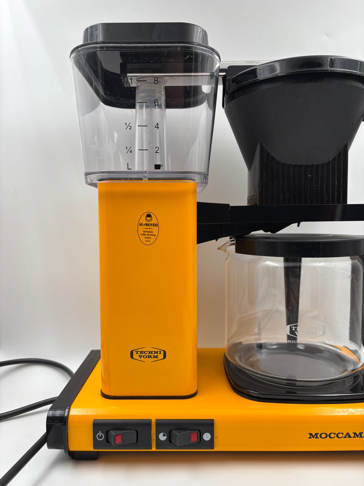 MOCCAMASTER KBG 741 Filterkaffeemaschine GELB YELLOW PEPPER gebraucht