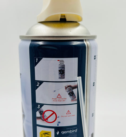 Druckluftspray 400ml Gembird Reinigungs-Spray Luftdruck Dose Elektrogeräte PC Tastatur und Co. - ikodu