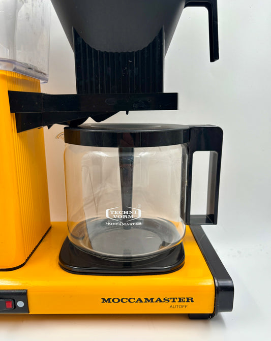 MOCCAMASTER KBG Clubline Filterkaffeemaschine GELB YELLOW PEPPER gebraucht
